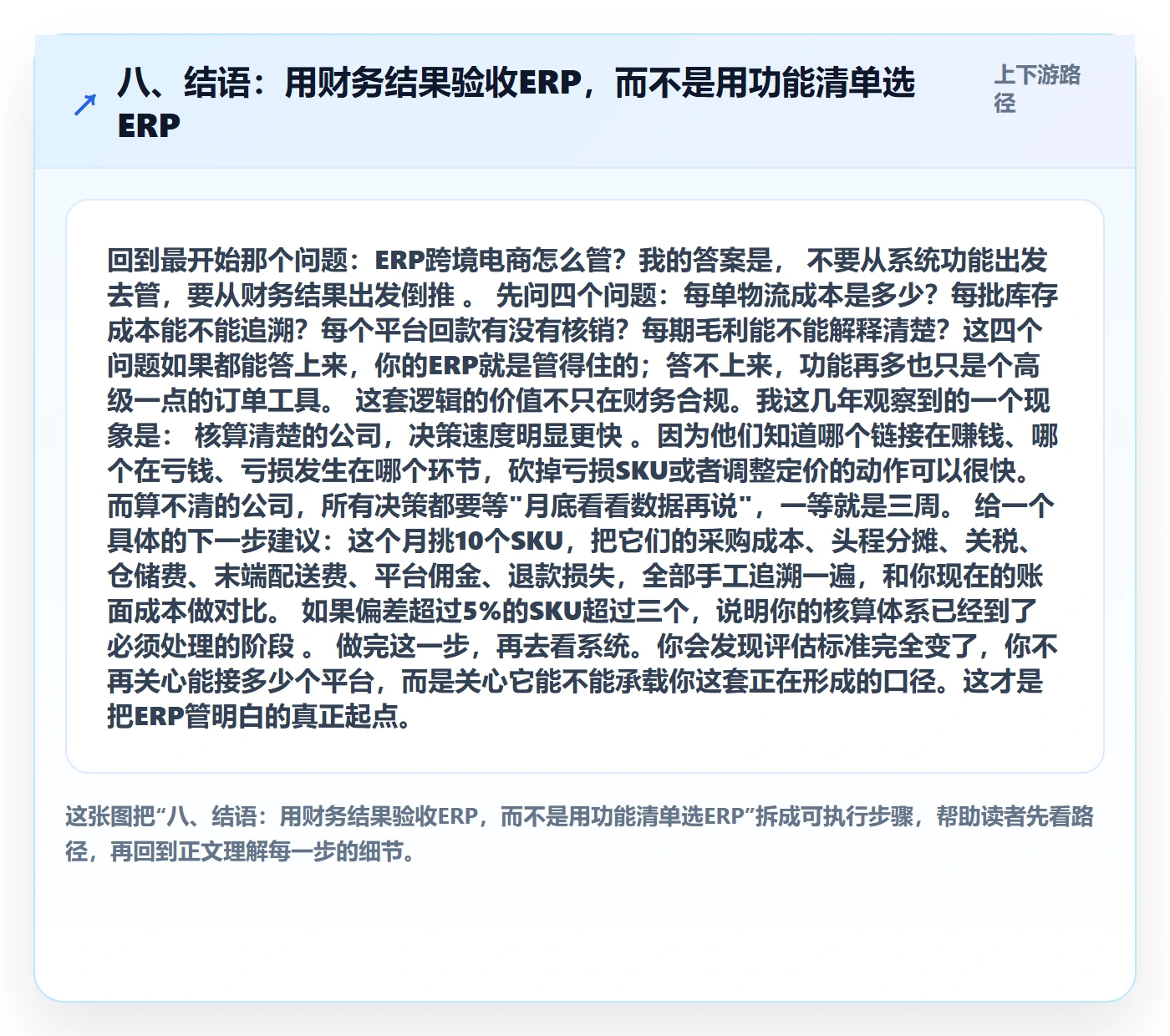 八、结语：用财务结果验收ERP，而不是用功能清单选ERP