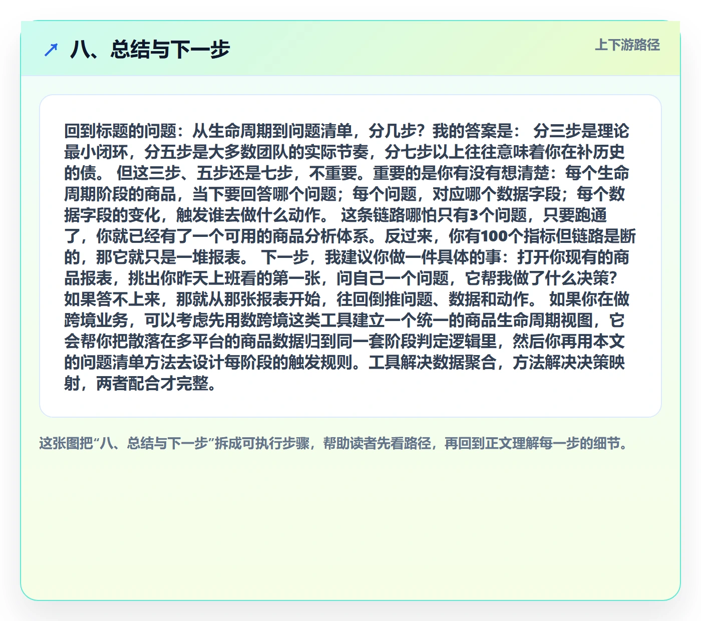 八、总结与下一步