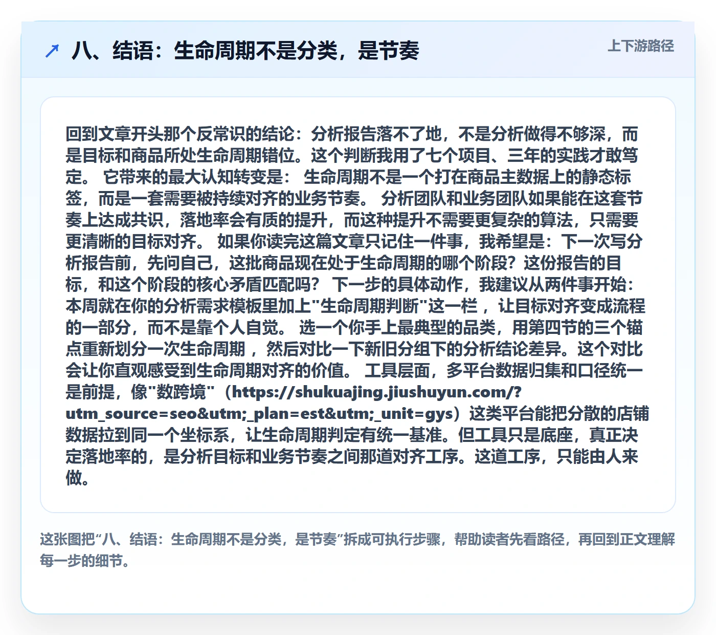 八、结语：生命周期不是分类，是节奏