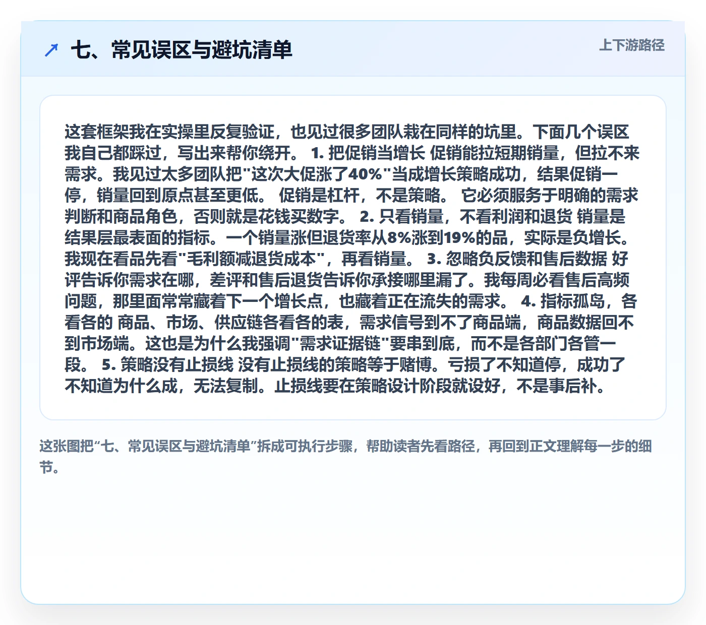 七、常见误区与避坑清单