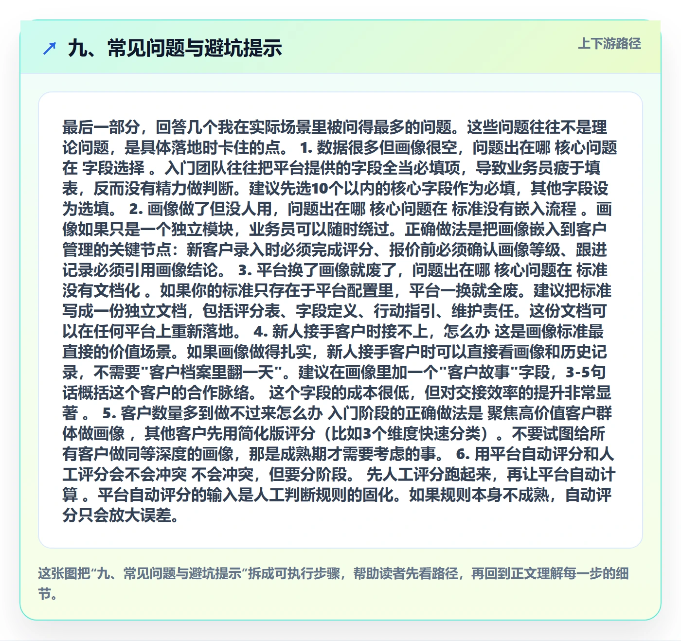 九、常见问题与避坑提示